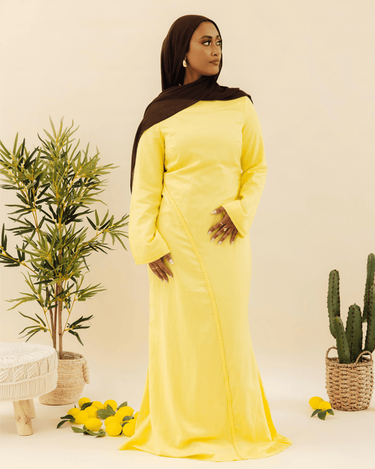 Havana Dress - Yellow